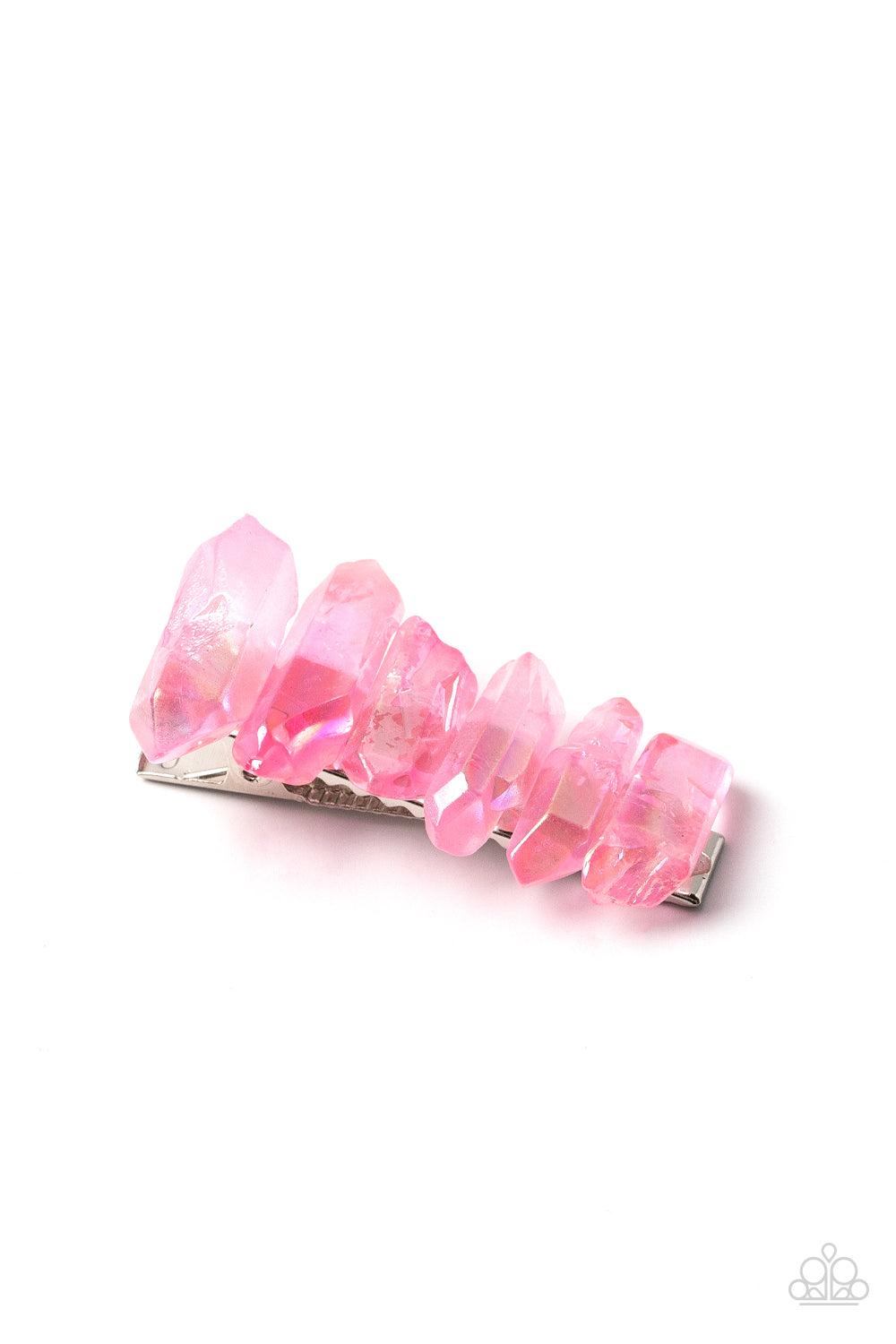 Crystal Caves Pink Hair Clip