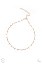 Load image into Gallery viewer, Cupid&#39;s Cutest Valentine Rose Gold Choker Necklace
