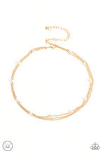 Load image into Gallery viewer, Daintily Dapper Gold Choker Necklace
