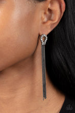 Load image into Gallery viewer, Dallas Debutante Black Post Earrings
