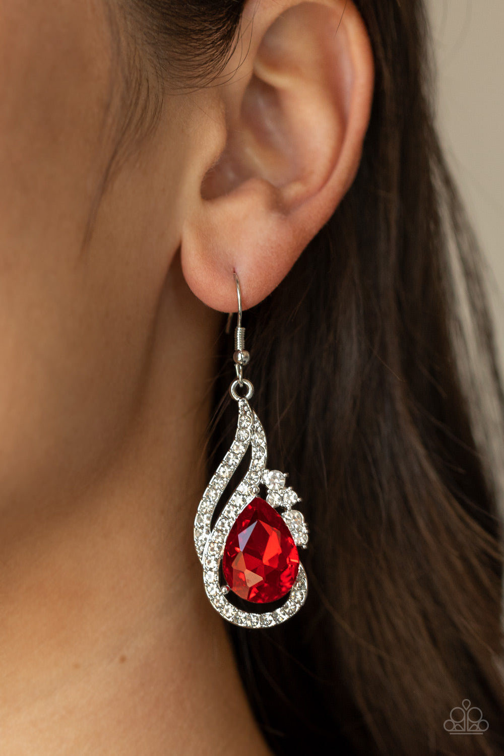 Dancefloor Diva Red Earrings