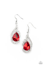 Load image into Gallery viewer, Dancefloor Diva Red Earrings
