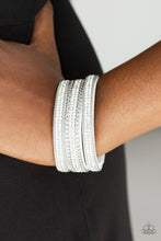 Load image into Gallery viewer, Dangerously Drama Queen White Urban Wrap Bracelet
