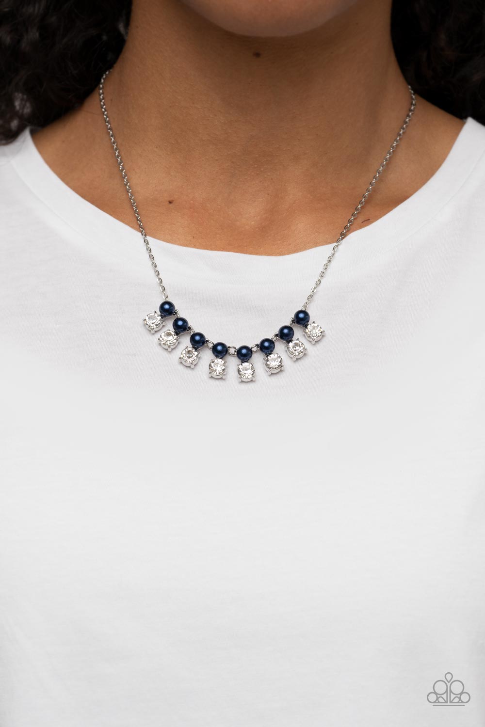 Dashingly Duchess Blue Necklace