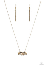 Load image into Gallery viewer, Deco Decadence Brass Necklace
