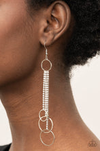 Load image into Gallery viewer, Demurely Dazzling White Earrings
