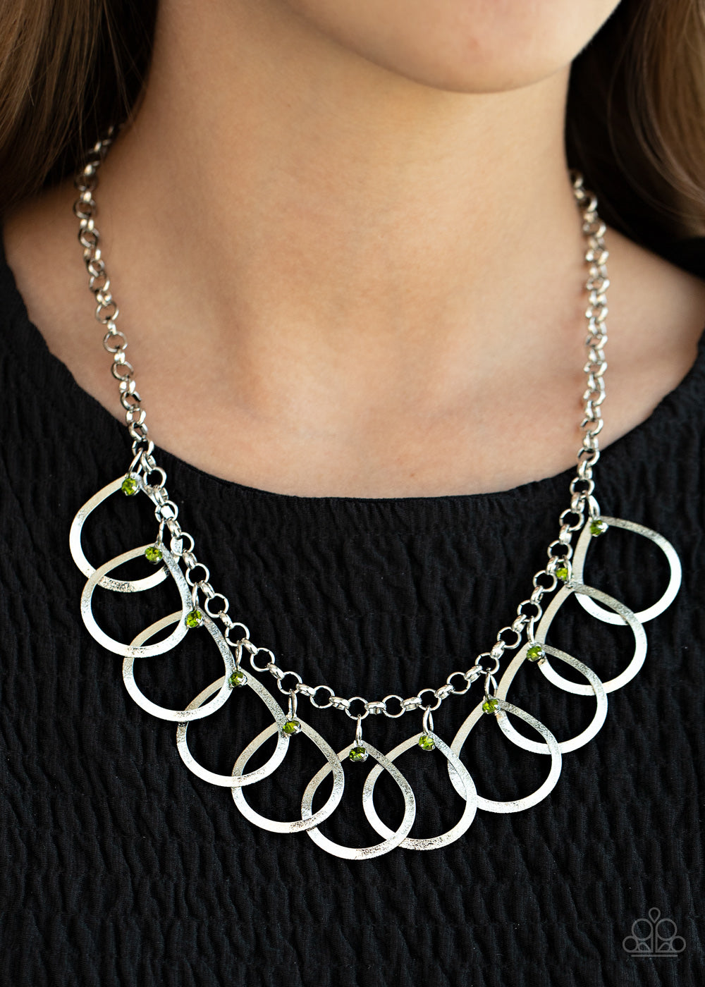 Drop by Drop Green Necklace