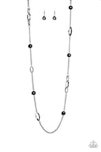 Load image into Gallery viewer, Duchess Dazzle Black Necklace

