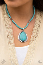 Load image into Gallery viewer, Evolution Blue Turquoise Necklace
