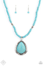 Load image into Gallery viewer, Evolution Blue Turquoise Necklace
