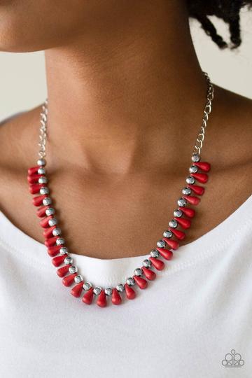 Extinct Species Red Necklace