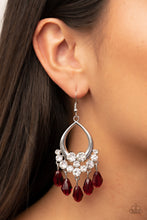 Load image into Gallery viewer, Famous Fashionista Red Earrings
