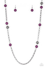 Load image into Gallery viewer, Fashion Fad Purple Gunmetal Necklace
