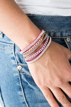 Load image into Gallery viewer, Fashion Fiend Pink Urban Wrap Bracelet
