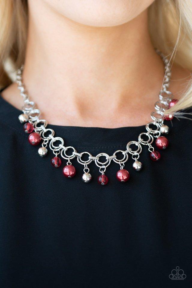 Fiercely Fancy Red Necklace