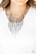 Load image into Gallery viewer, First Class Fringe Black Necklace
