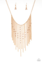 Load image into Gallery viewer, First Class Fringe Gold Necklace
