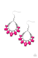 Load image into Gallery viewer, Flamboyant Ferocity Pink Earrings
