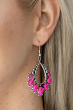 Load image into Gallery viewer, Flamboyant Ferocity Pink Earrings
