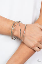 Load image into Gallery viewer, Flawlessly Floral White Bangle Bracelet
