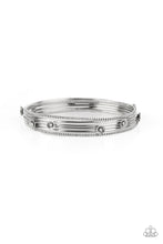 Load image into Gallery viewer, Flawlessly Floral White Bangle Bracelet
