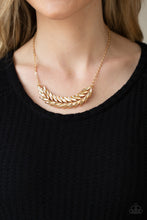 Load image into Gallery viewer, Flight of Fanciness Gold Necklace
