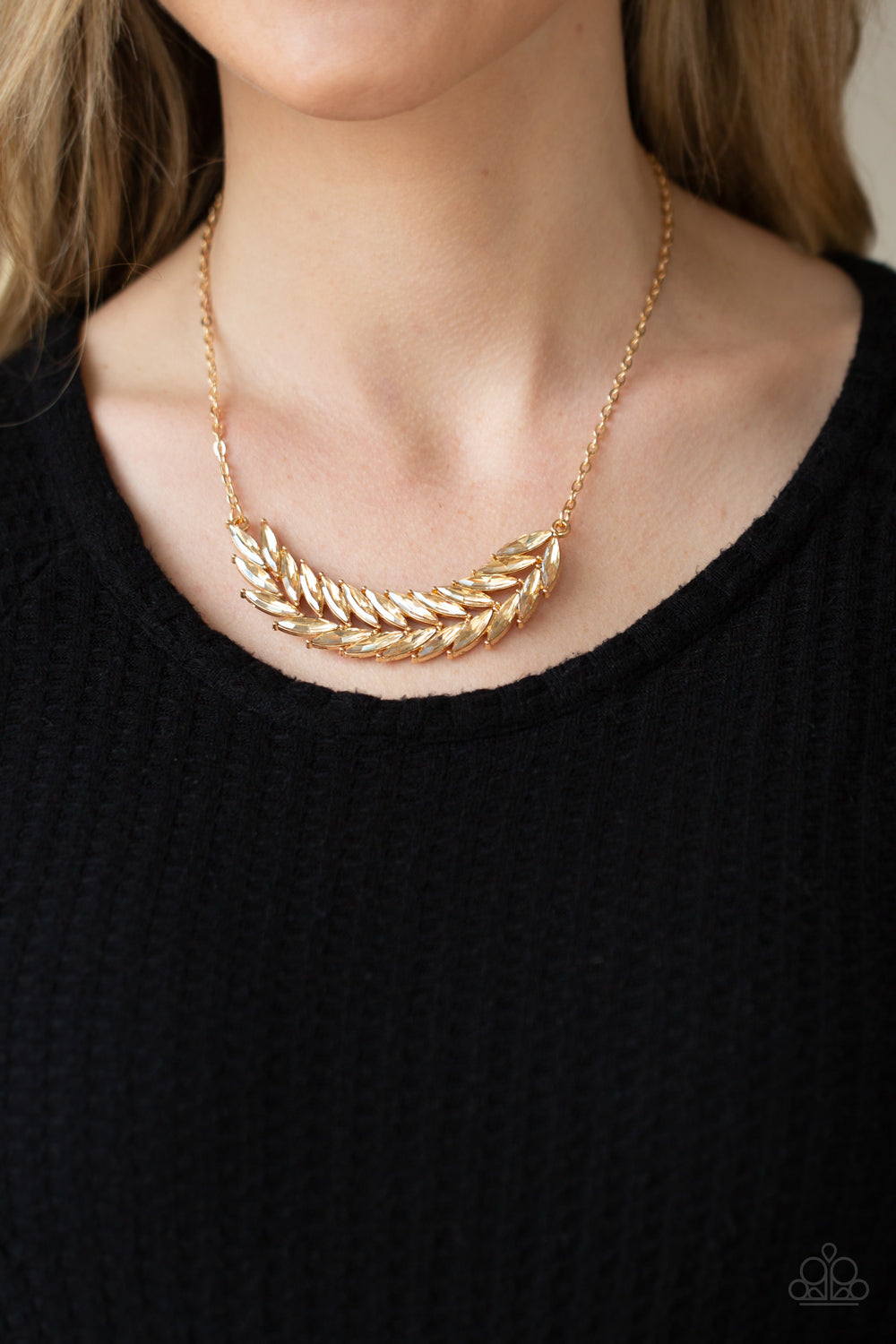 Flight of Fanciness Gold Necklace