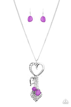 Load image into Gallery viewer, Flirty Fashionista Purple Necklace
