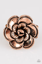 Load image into Gallery viewer, Flowerbed and Breakfast Copper Ring

