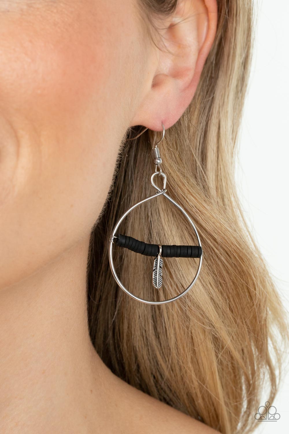 Free Bird Freedom Black Earrings