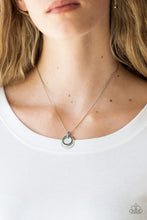 Load image into Gallery viewer, Front and Centered Green Necklace
