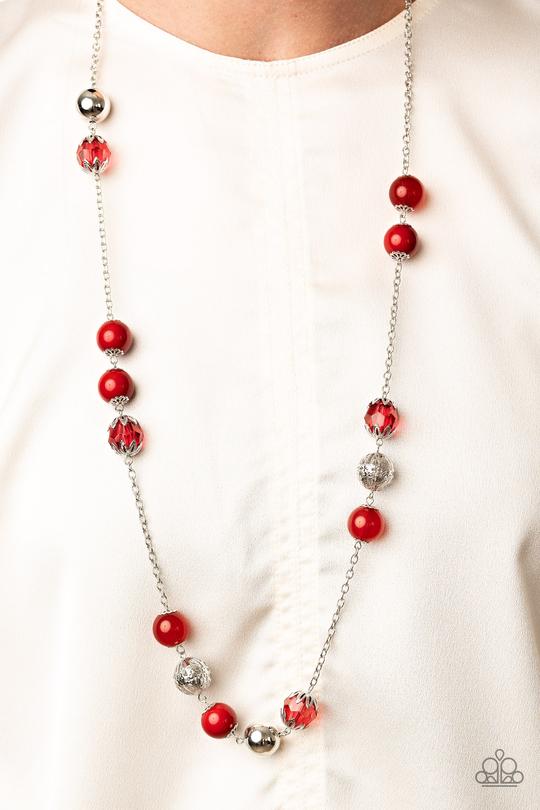 Fruity Fashion Red Necklace