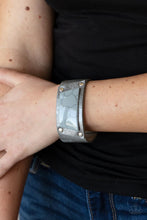 Load image into Gallery viewer, Geo Glamper Silver Urban Wrap Bracelet
