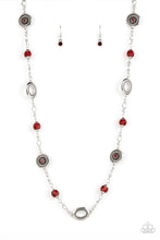 Load image into Gallery viewer, Glammed Up Goals Red Necklace
