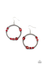 Load image into Gallery viewer, Glamorous Garland Red Earrings
