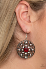 Load image into Gallery viewer, Glow Your True Colors Red Earrings
