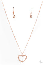 Load image into Gallery viewer, Glow by Heart Copper Necklace
