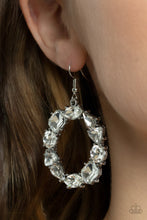 Load image into Gallery viewer, Glowing in Circles White Earrings
