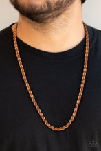 Load image into Gallery viewer, Go Down Fighting Copper Urban Necklace
