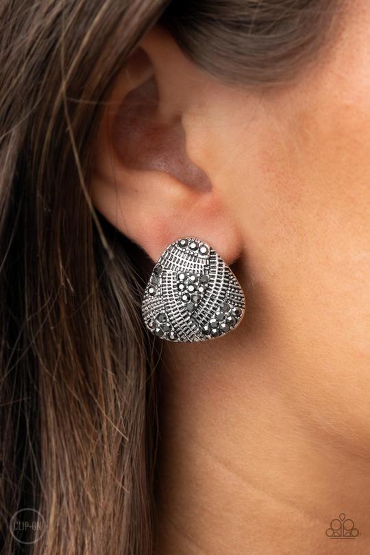 Gorgeously Galleria Silver Clip-On Earrings
