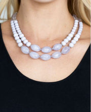 Load image into Gallery viewer, Gray Bead Necklace
