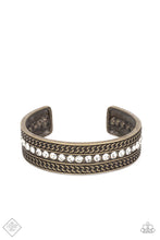 Load image into Gallery viewer, Grit Goals Brass Bracelet
