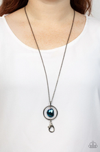 Load image into Gallery viewer, Hands-Down Dazzling Blue Lanyard Necklace
