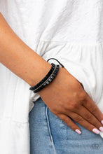 Load image into Gallery viewer, Hard to Pleats Black Urban Bracelet
