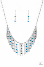 Load image into Gallery viewer, Harlem Hideaway Blue Necklace
