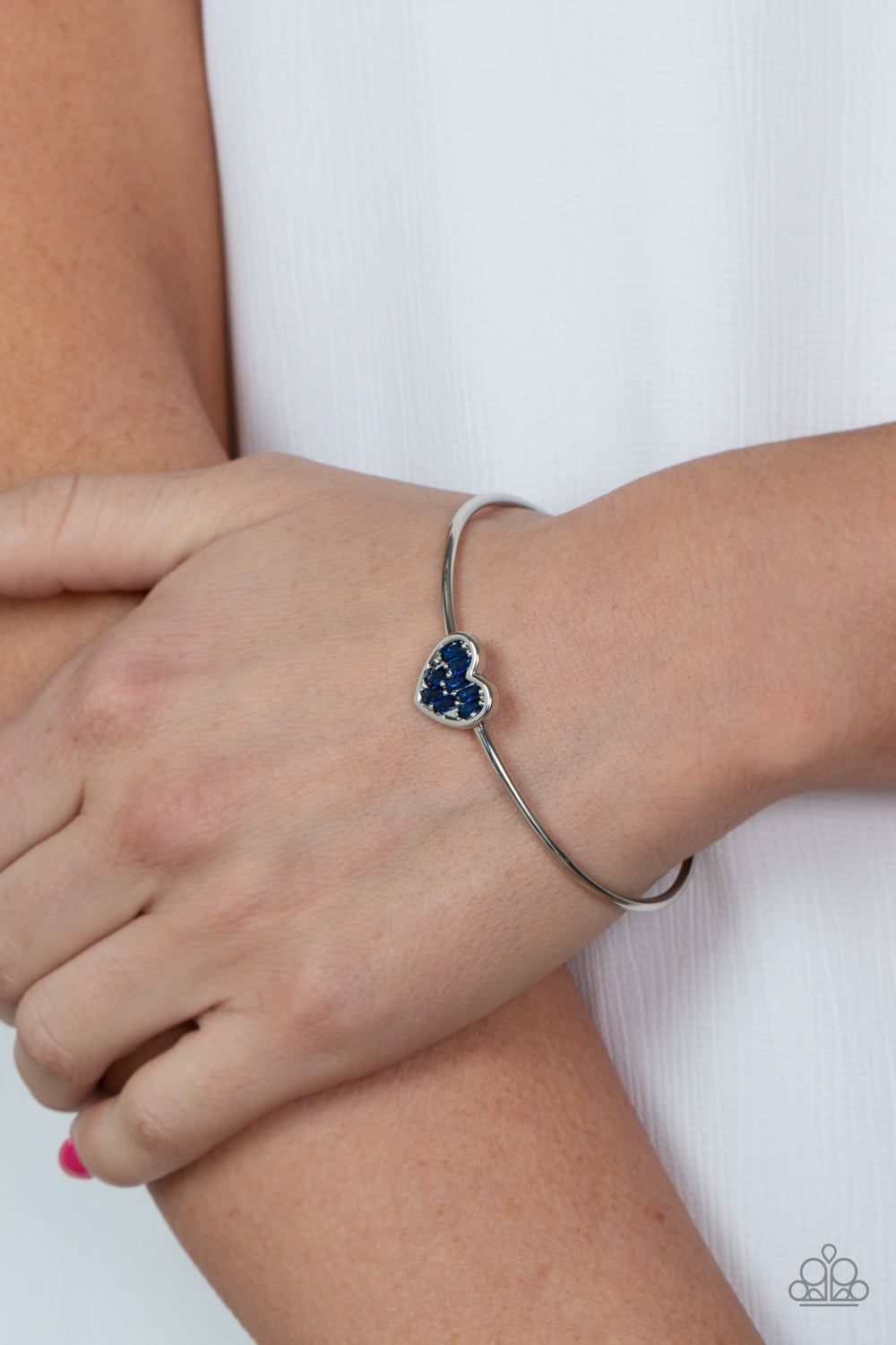 Heart of Ice Blue Bracelet