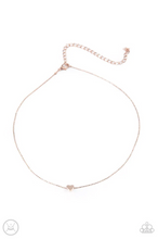 Load image into Gallery viewer, Humble Heart Rose Gold Choker Necklace
