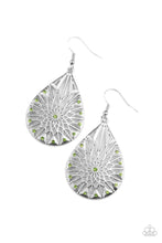 Load image into Gallery viewer, Icy Mosaic Green Earrings
