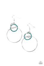 Load image into Gallery viewer, In An Orderly Fashion Blue Earrings
