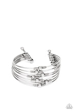 Load image into Gallery viewer, Industrial Intricacies Silver Bracelet

